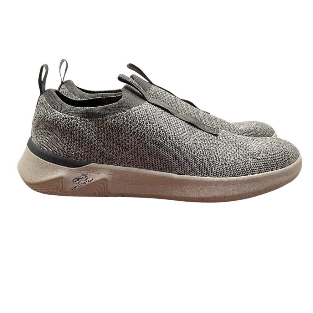 Vionic New Womens VioGrip Grey Washeable Knit Slip Resistant Shoes Size 7.5 - Picture 5 of 8